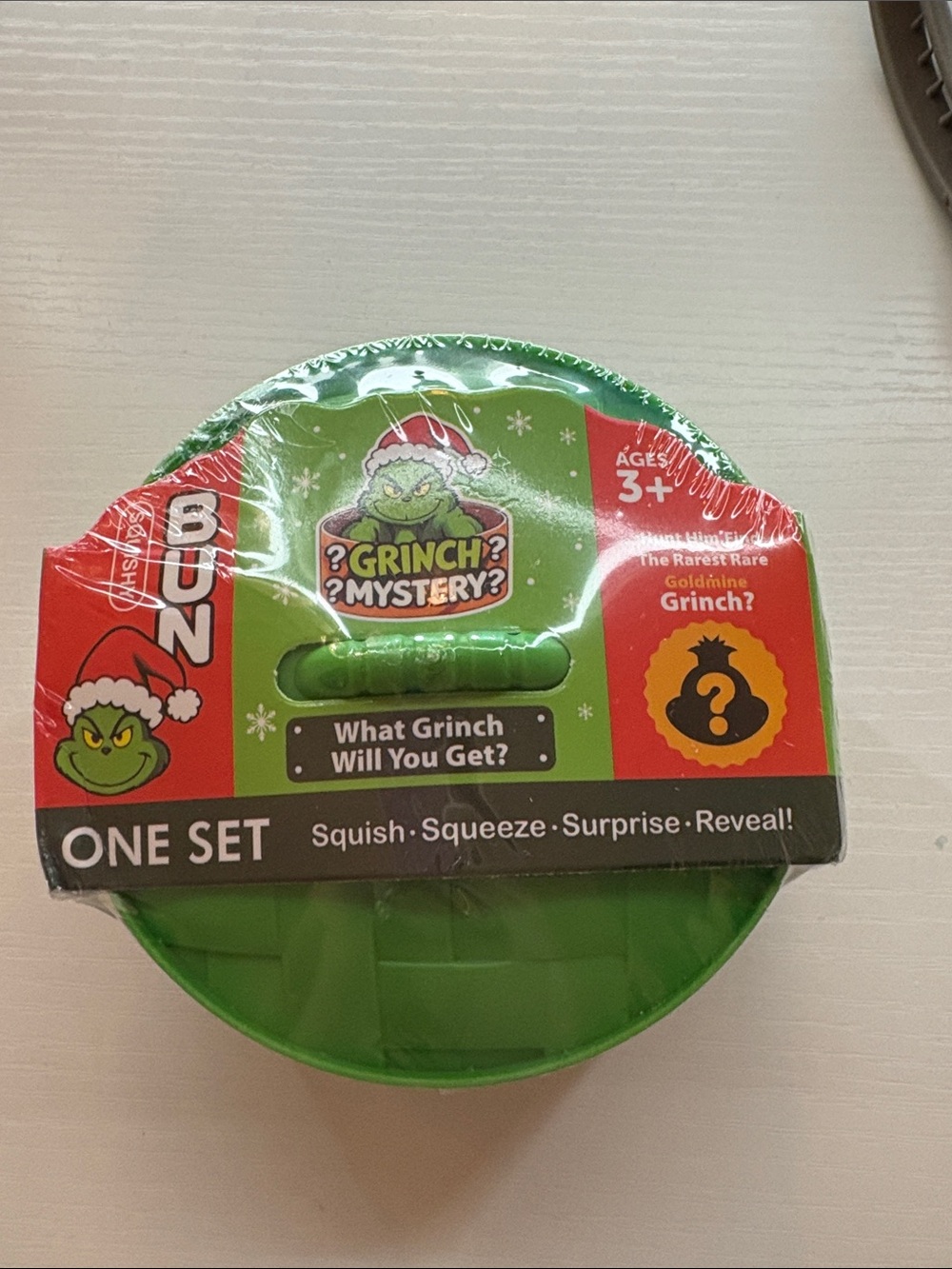 Grinch Mystery dumpling One Set Squish Surprise - Green